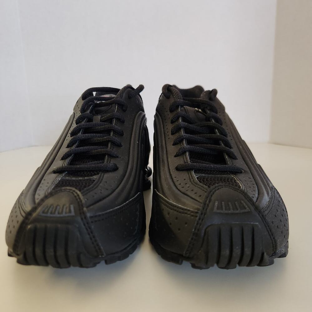 Nike Women's Shox R4 Trainers, Black Black Max Orange 000, 7 US - Picture 3 of 10